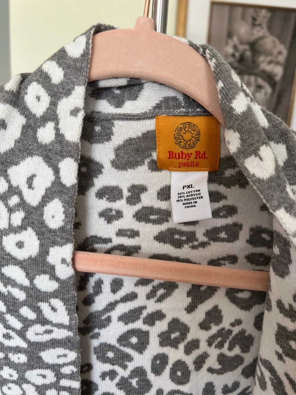 Ruby Rd. Leopard-Print Sweater - Picture 3 of 11